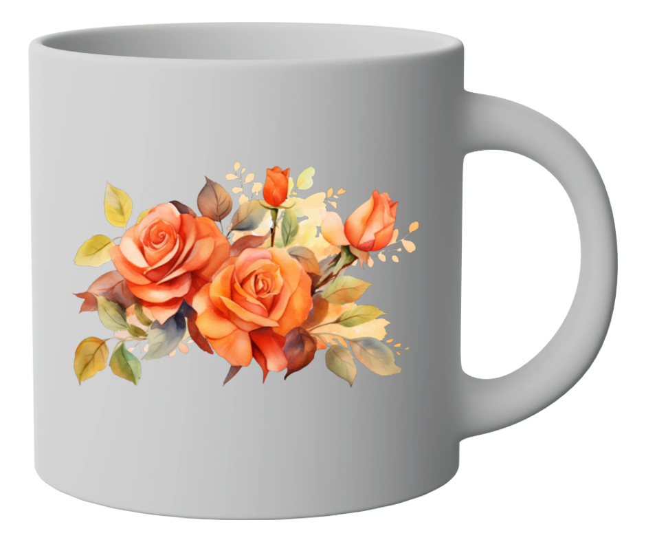 Fall Rose Bouquet Bundle – 5 PNG Digital Downloads