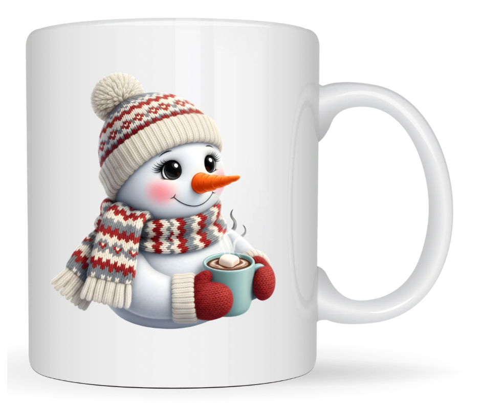 Cozy Snowman Winter Digital Download
