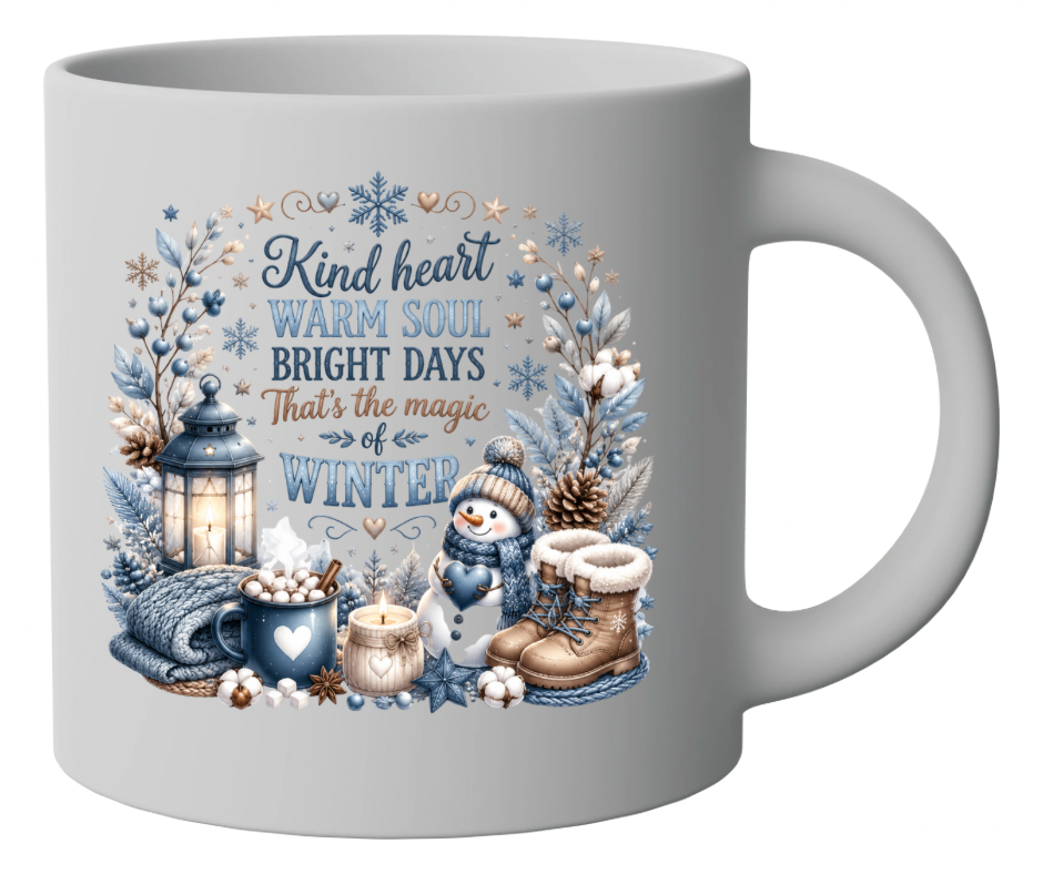Kind Heart Warm Soul Winter Design