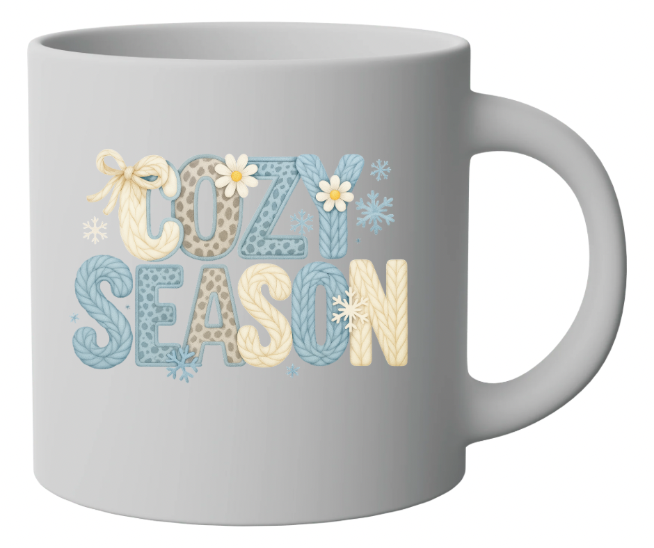 Cozy Season Pastel Winter Sublimation Design