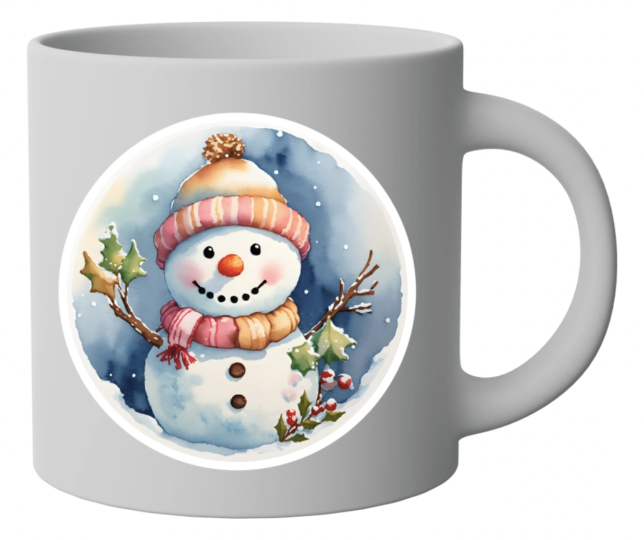Cozy Winter Snowman 7 Design Bundle