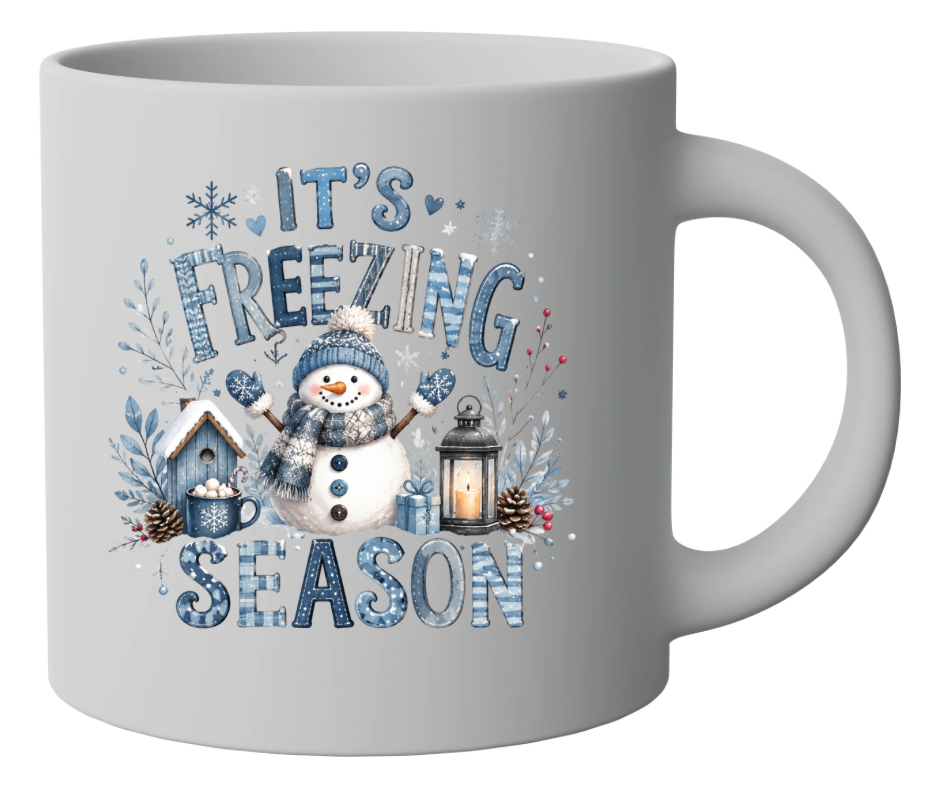 It’s Freezing Season Snowman Winter Sublimation Design