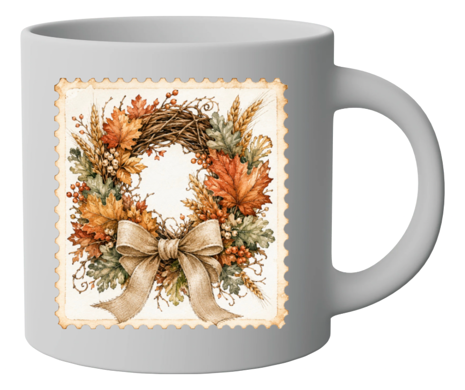 Fall Vintage Stamp Collection – Digital Download (7 PNG Files)