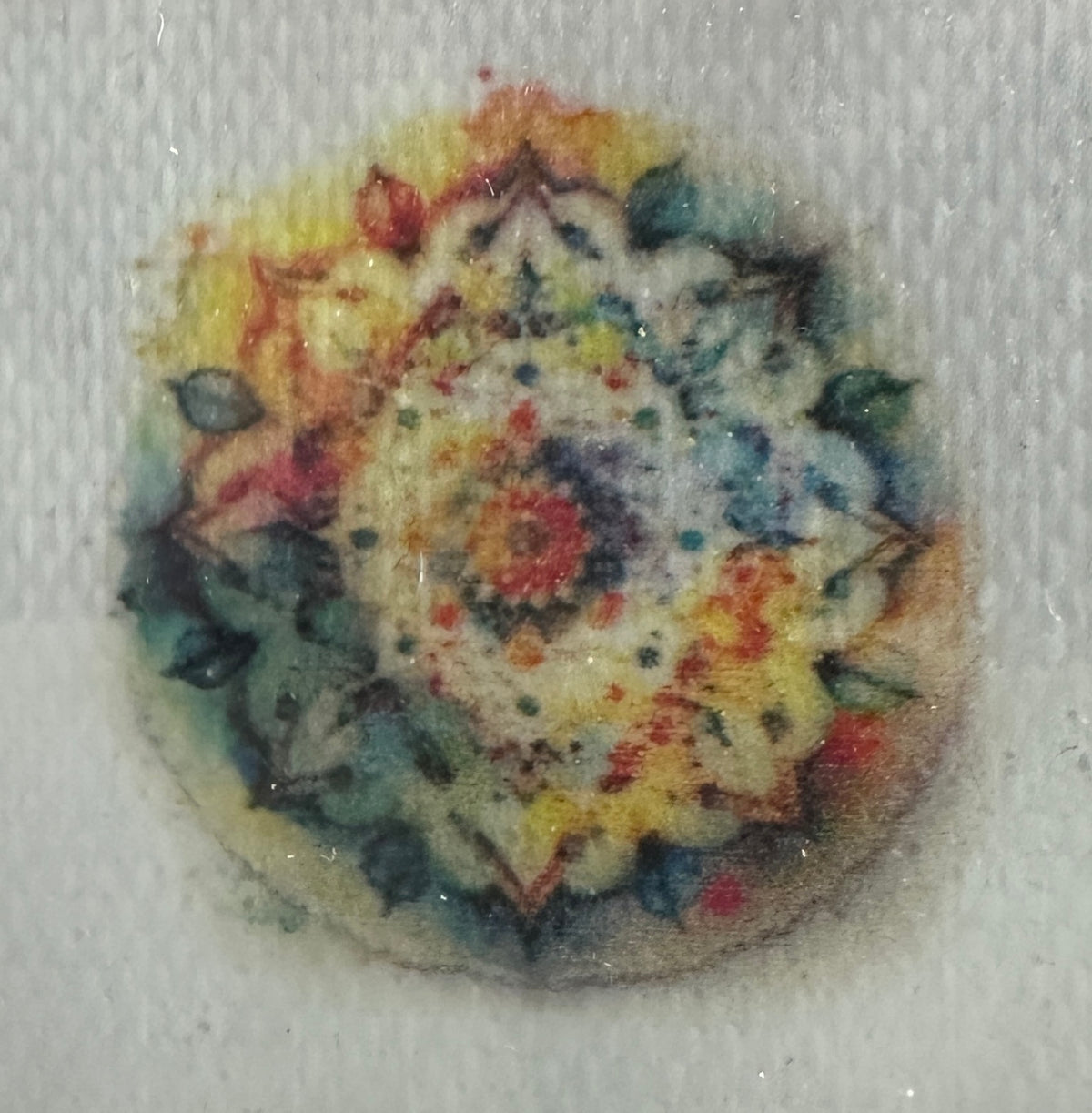 Watercolor Mandala Diamond Art Kit – 30x30cm Round Drill