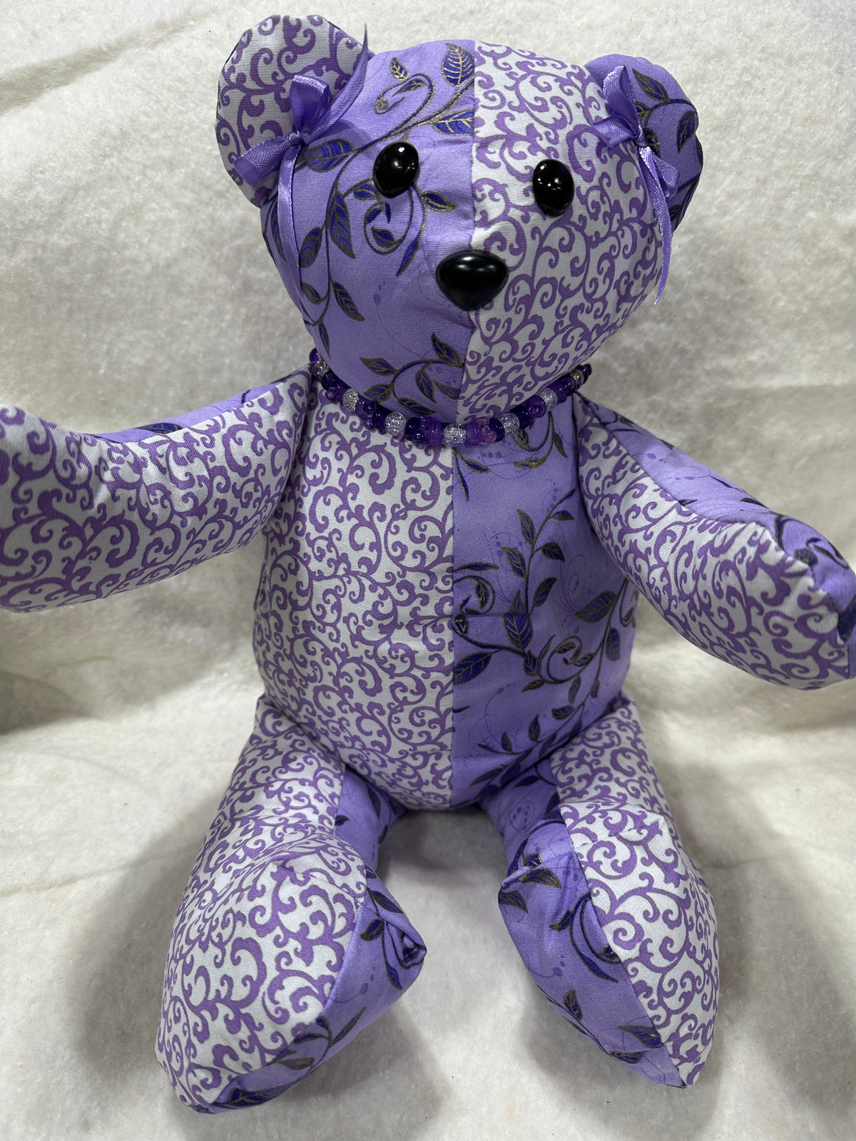 Lavender Lace Handmade Keepsake Bear