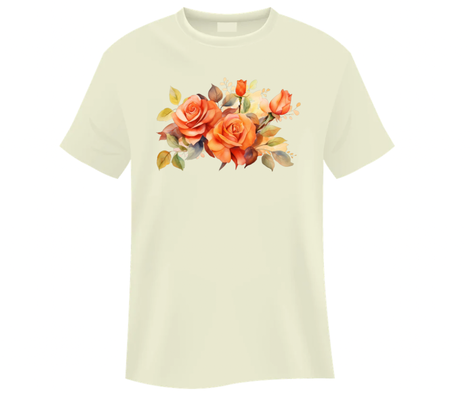 Fall Rose Bouquet Bundle – 5 PNG Digital Downloads