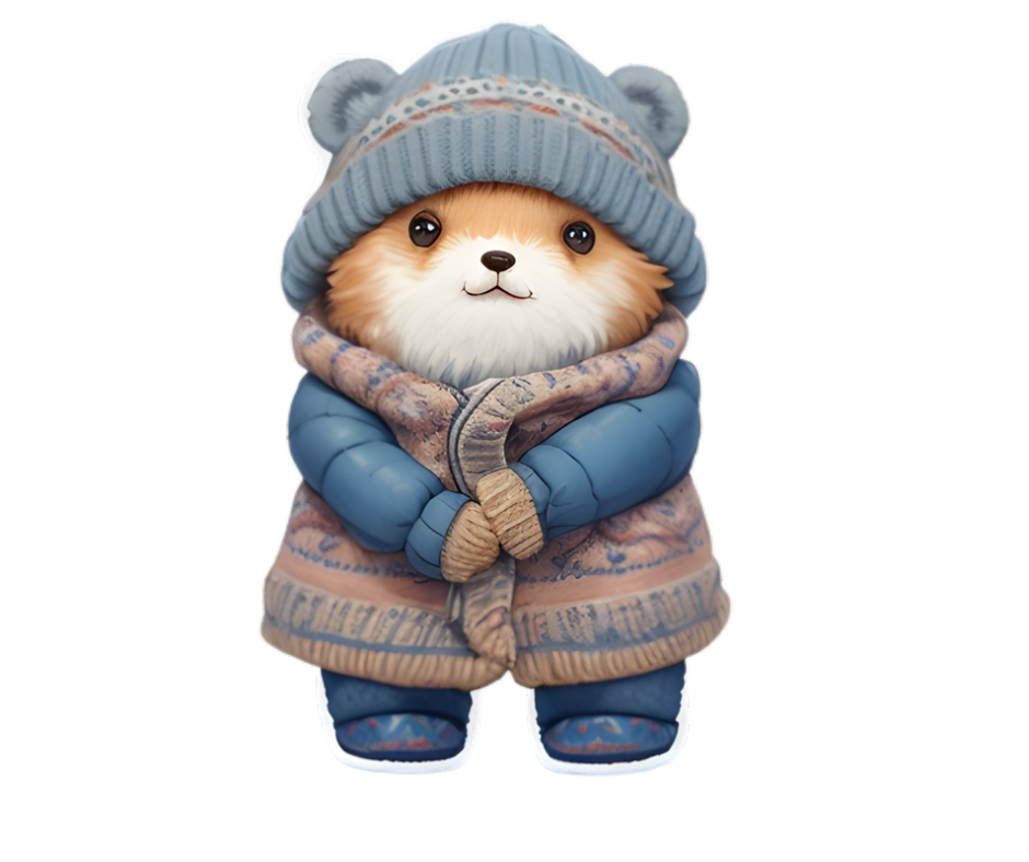 19-Piece Cozy Winter Bear Sublimation Bundle