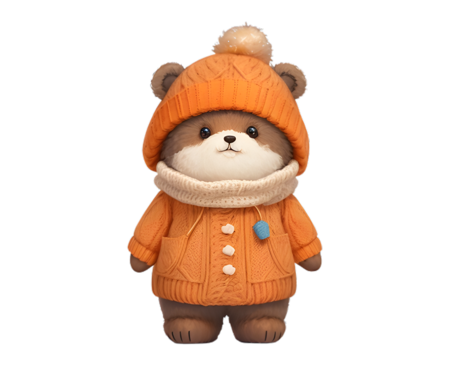 19-Piece Cozy Winter Bear Sublimation Bundle