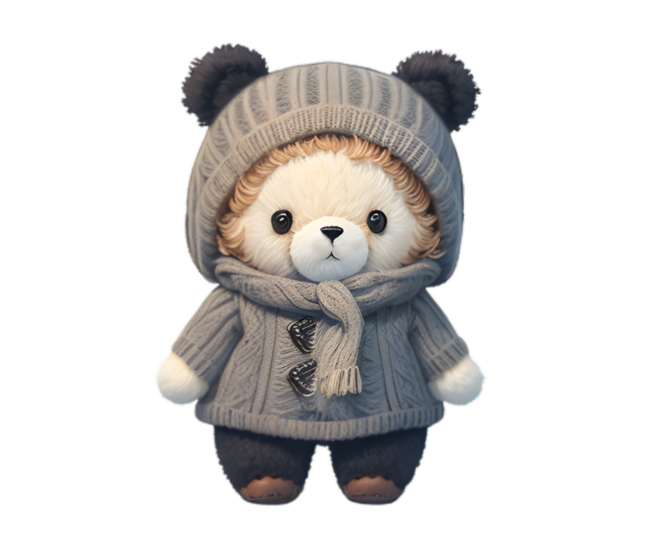 19-Piece Cozy Winter Bear Sublimation Bundle