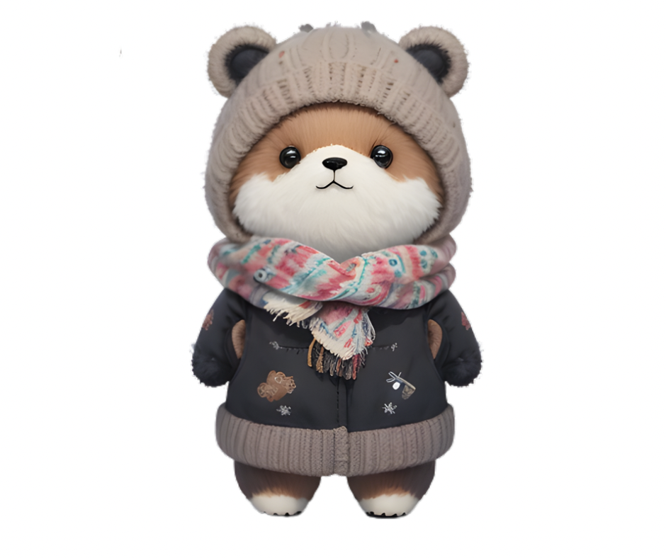 19-Piece Cozy Winter Bear Sublimation Bundle