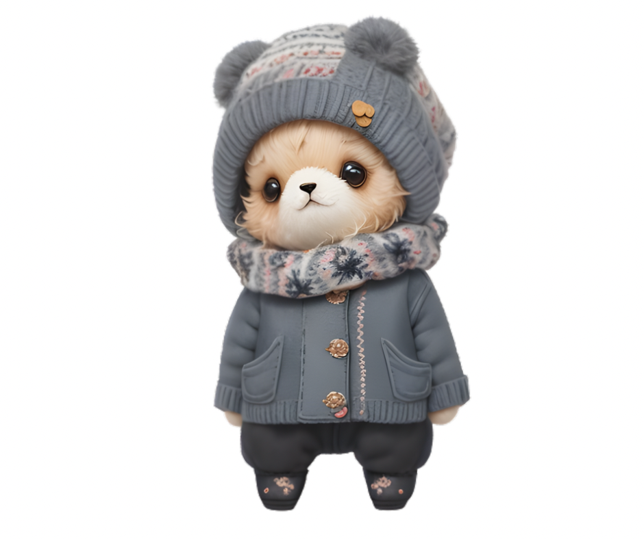 19-Piece Cozy Winter Bear Sublimation Bundle