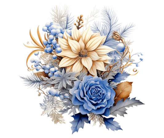 8-Piece Fall & Winter Floral Sublimation Bundle