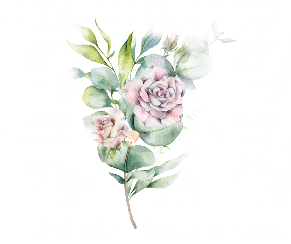 5-Piece Watercolor Floral Sublimation Bundle