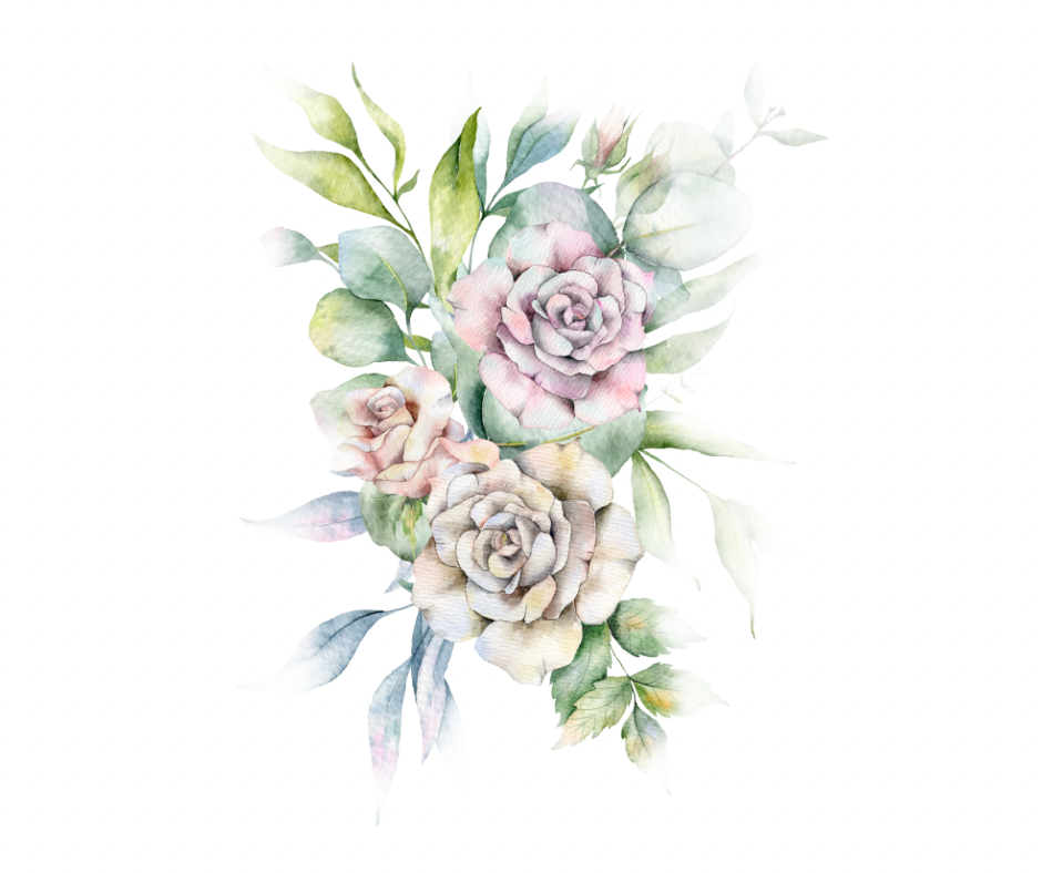 5-Piece Watercolor Floral Sublimation Bundle