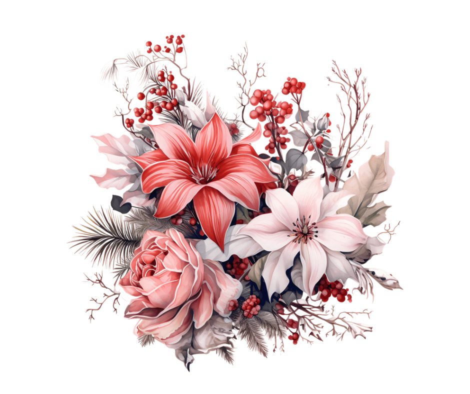 8-Piece Fall & Winter Floral Sublimation Bundle