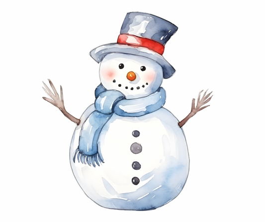 Festive Snowman Winter Sublimation 7 Design Bundle