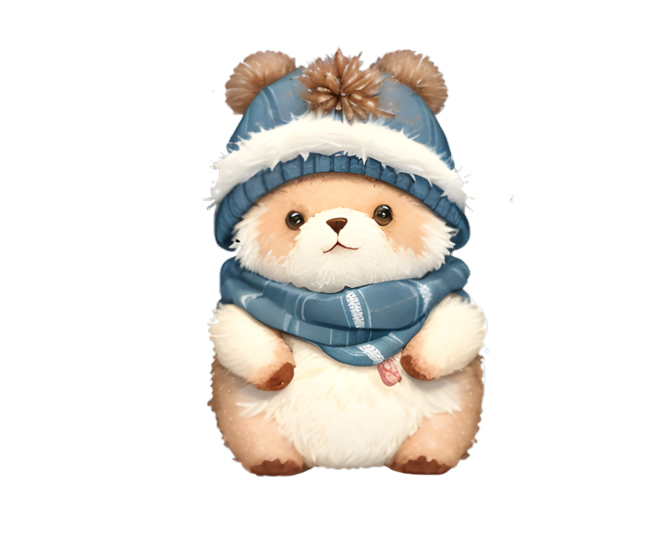 19-Piece Cozy Winter Bear Sublimation Bundle