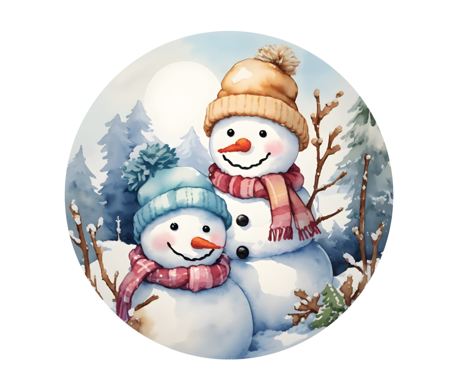 Cozy Winter Snowman 7 Design Bundle