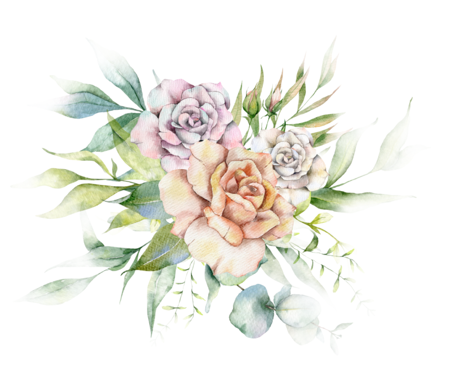 5-Piece Watercolor Floral Sublimation Bundle