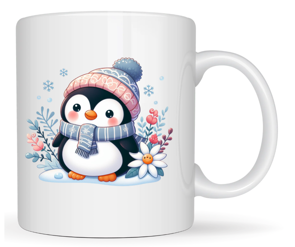 Cozy Winter Penguin Bundle – 9pc Design Digital Download