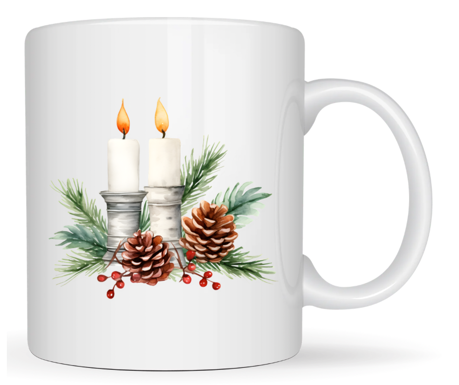 Cozy Pinecone & Candle Winter 5pc Bundle – Digital Download
