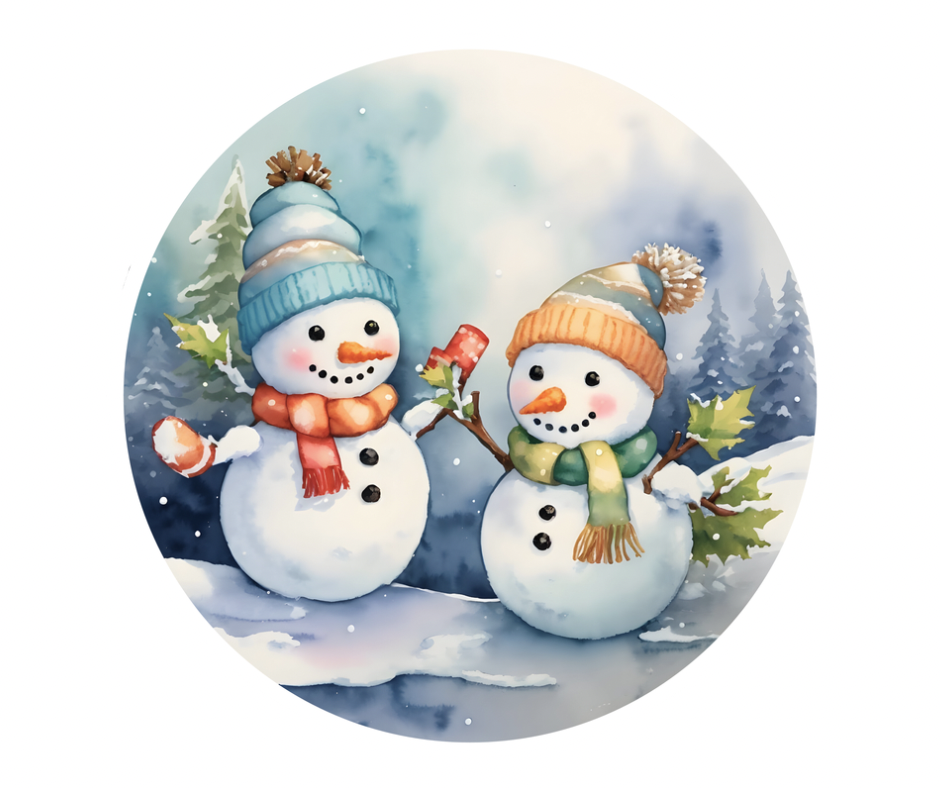 Cozy Winter Snowman 7 Design Bundle