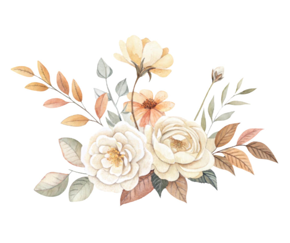 Soft Fall Floral & Pumpkin PNG Bundle – 7 Designs Digital Download