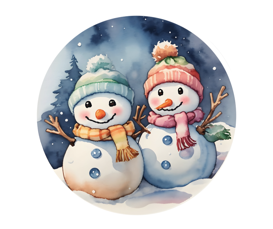 Cozy Winter Snowman 7 Design Bundle