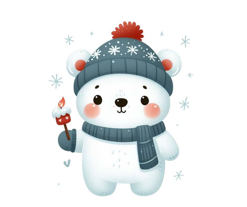 Cozy Winter Bears 9 PNG Bundle – Digital Download