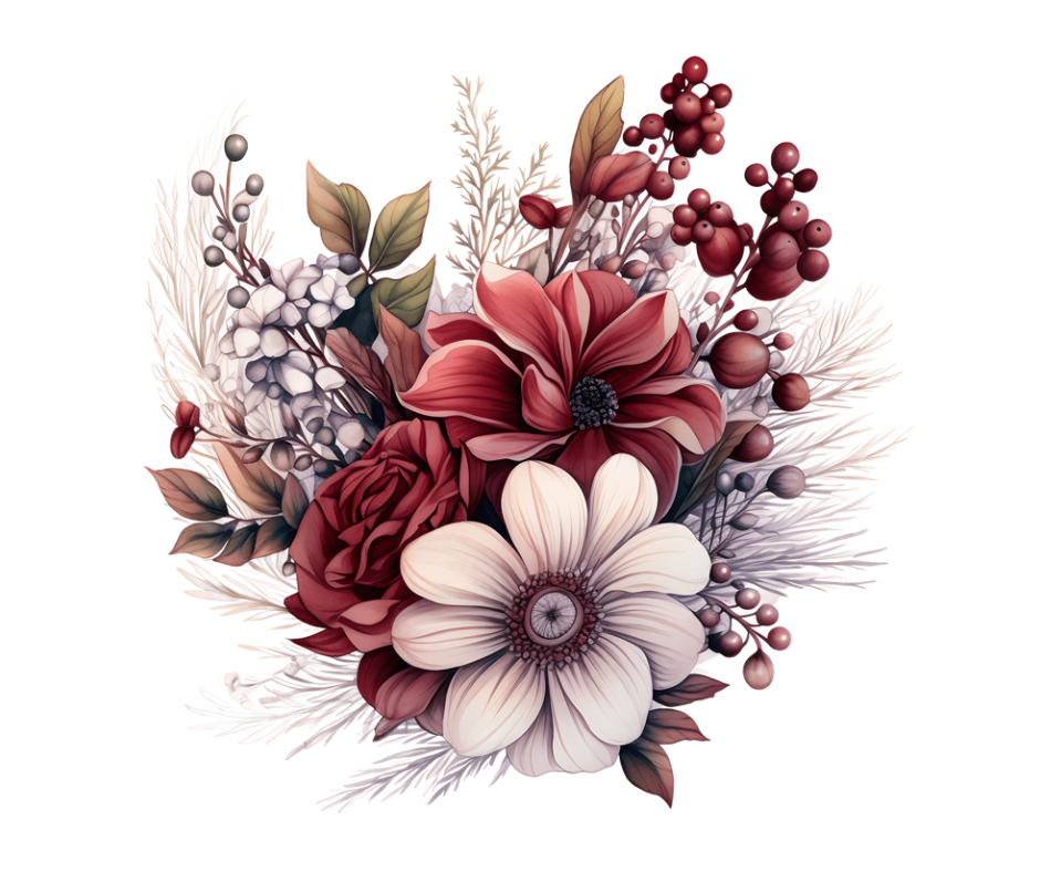 8-Piece Fall & Winter Floral Sublimation Bundle
