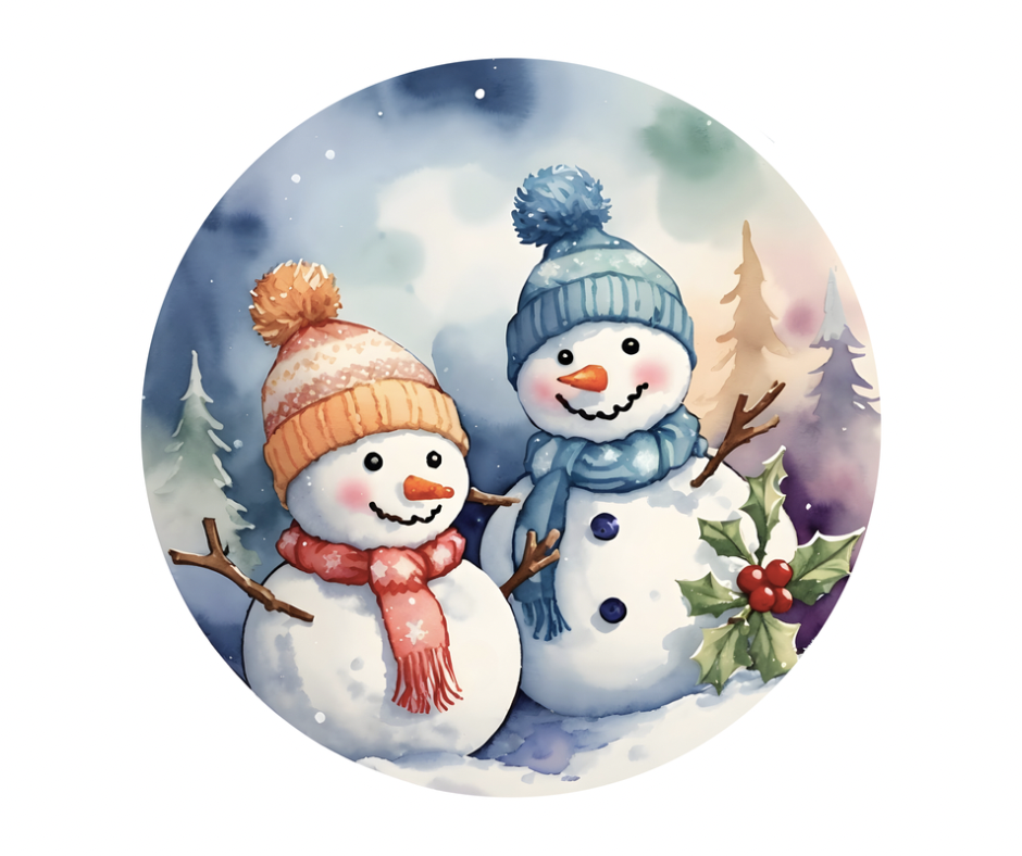 Cozy Winter Snowman 7 Design Bundle