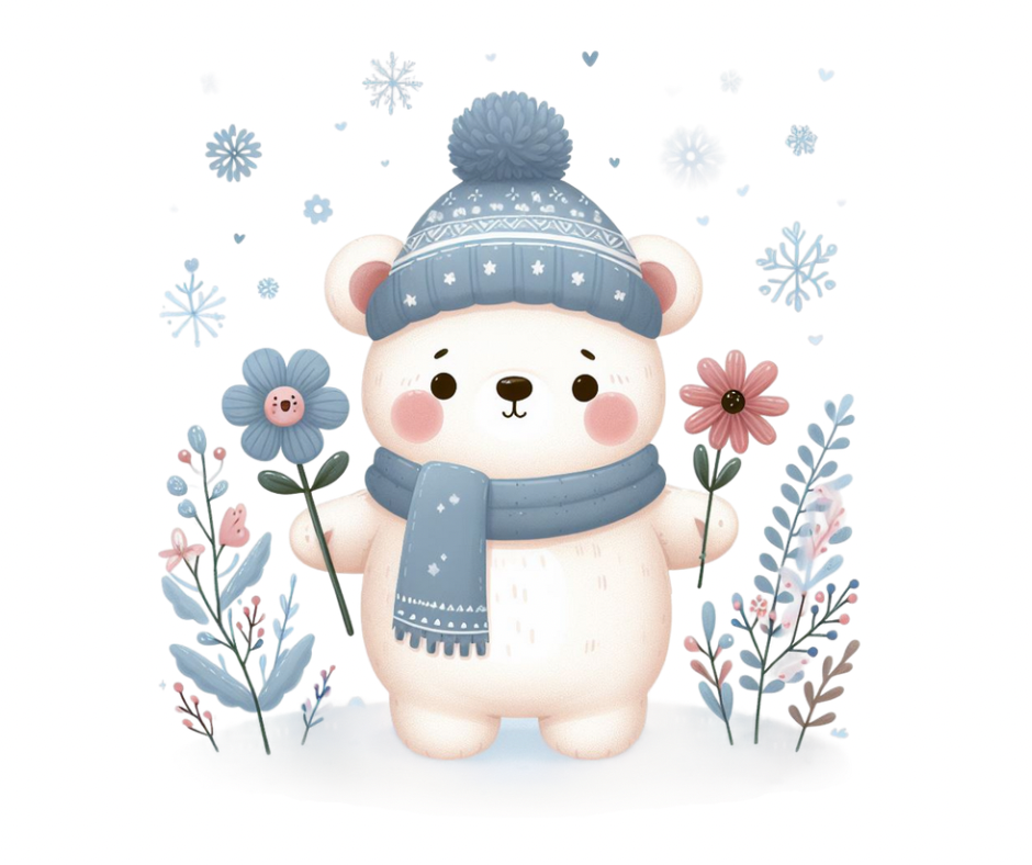 Cozy Winter Bears 9 PNG Bundle – Digital Download