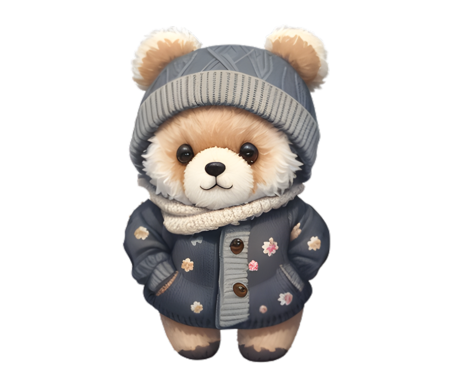 19-Piece Cozy Winter Bear Sublimation Bundle