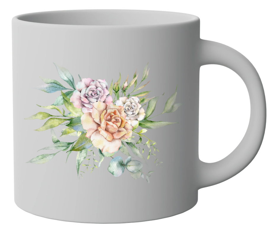 5-Piece Watercolor Floral Sublimation Bundle