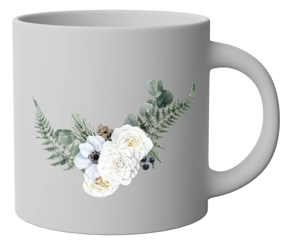 5-Piece Winter White Floral Sublimation Bundle