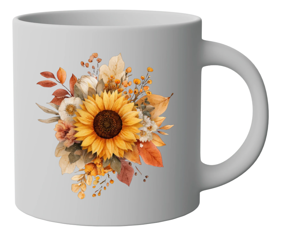 Fall Sunflower Bundle – Watercolor Digital Download (2 PNG Files)