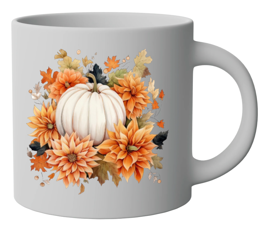 Fall Dahlia & Pumpkin PNG Bundle – 14 Designs Digital Download