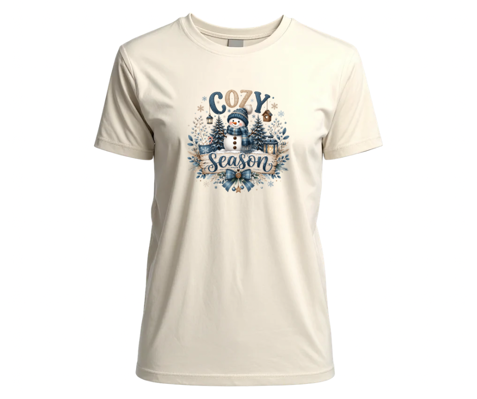 Cozy Season Snowman Winter Sublimation Design