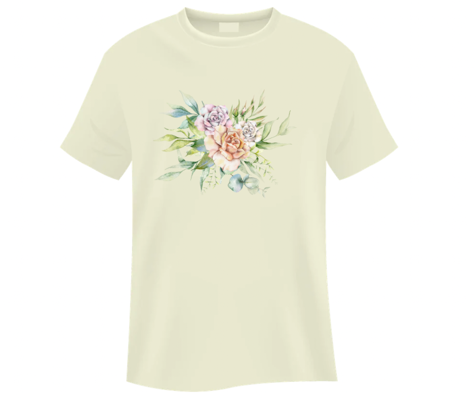 5-Piece Watercolor Floral Sublimation Bundle