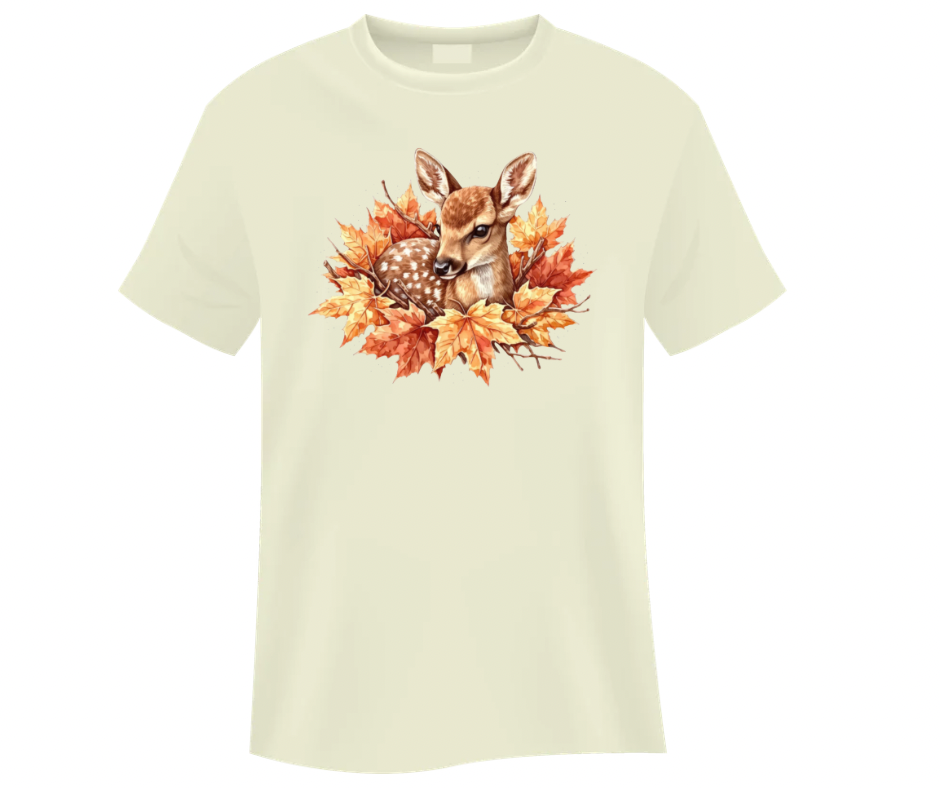 Fall Fawn PNG Digital Download – Autumn Deer Design