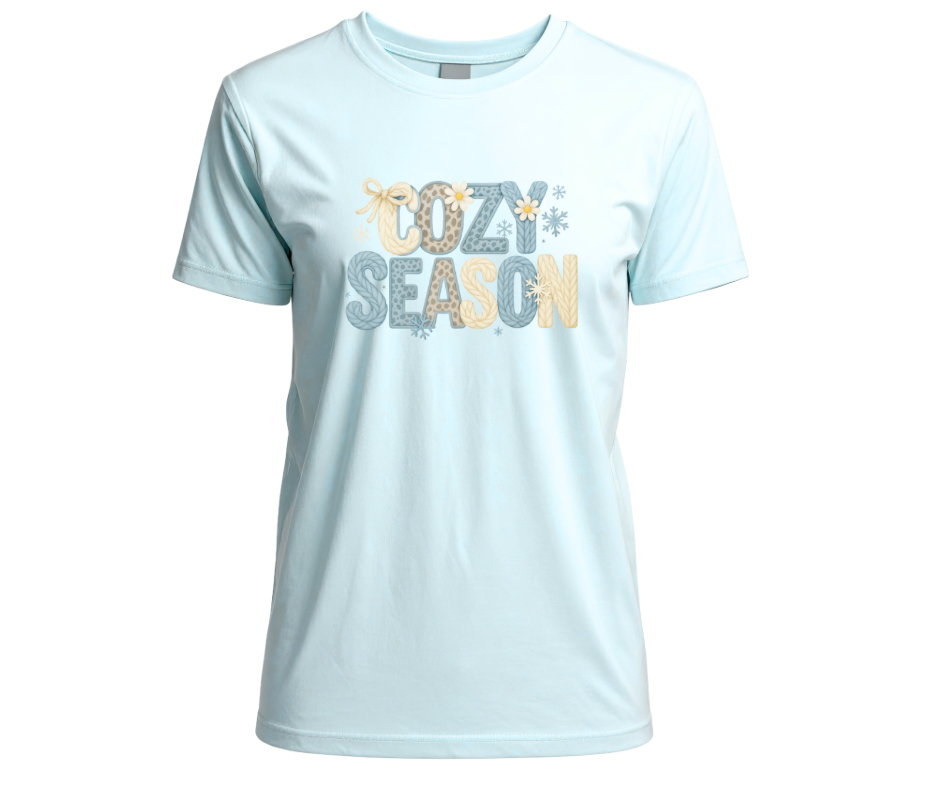 Cozy Season Pastel Winter Sublimation Design