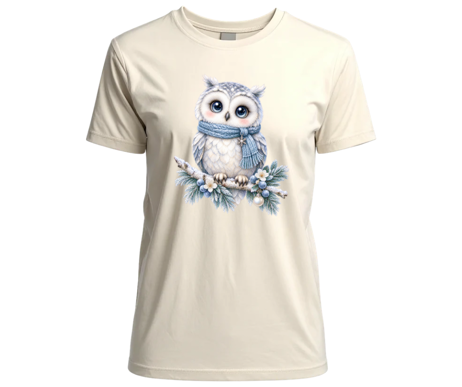 Cozy Winter Snowman & Owl PNG Bundle – 2 Designs Digital Download