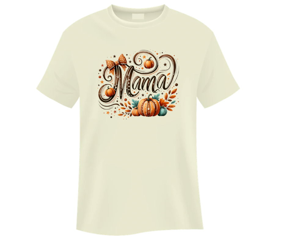 Fall Mama PNG Digital Download – Pumpkin Bow Design