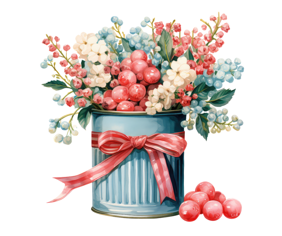 12-Piece Winter Floral PNG Bundle | Digital Download