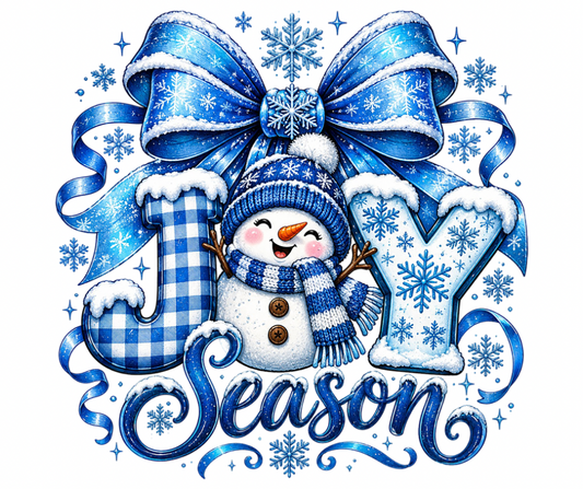 Joy Season Snowman PNG – Digital Download