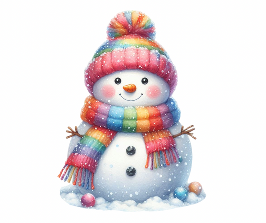 14-Piece Snowman PNG Bundle | Winter Digital Download