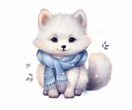 9-Piece Arctic Animal Friends PNG Bundle | Winter Download