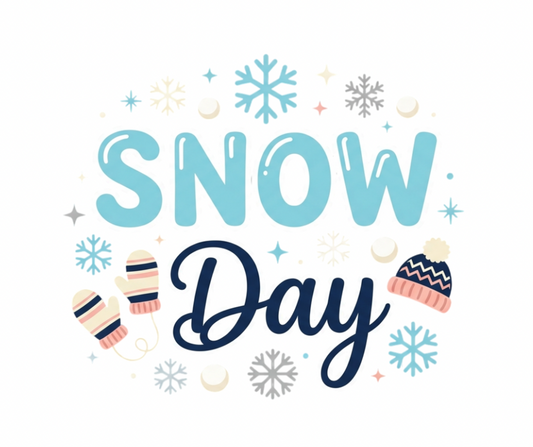 Snow Day PNG | Winter Quote Digital Design