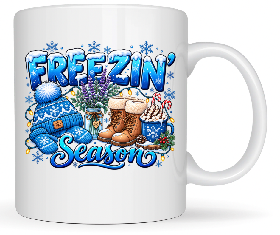 Freezin' Season Winter PNG – Digital Download