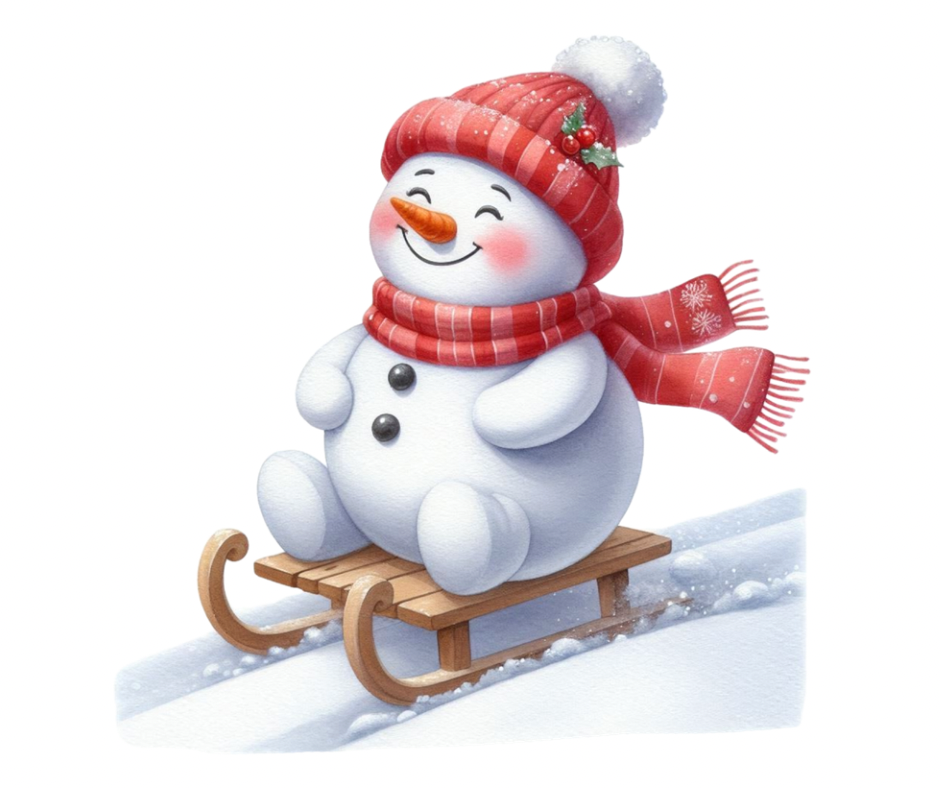 14-Piece Snowman PNG Bundle | Winter Digital Download